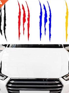 1/2/4/6PCS C Stickers Reflective Monster Claw Mks Scratc