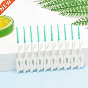 Y-kelin 100pcs /Set Silicone Interdental Brushes Super Soft