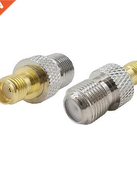 1Pcs SMA Female to F Female Jack Straight RF Coaxial Coax Ad