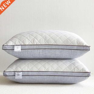 Latex Ice Silk Pillow Core Hotel Home Sleep Aid Washable Dua