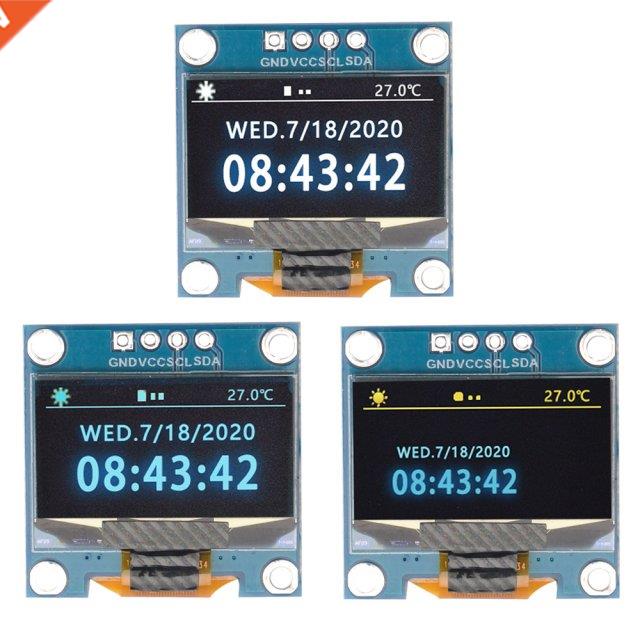 4 Pin 0.96 OLED IIC I2C SSD1315 0.96 inch OLED Module 128X6