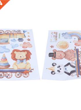 Wallpaper Lovely Animal Pattern Nursery Children's Room Deco