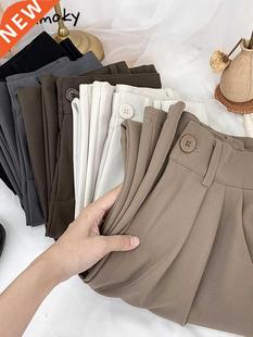 Yitimoky Straight Pants for Women Loose High Waist Setwear B