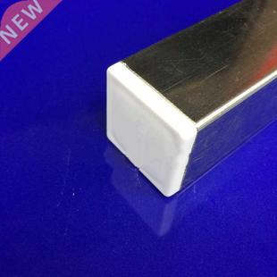 feet Bla Plastic Tube Pipe cap table chair Square White 4pcs