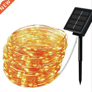 Solar String Garland 200 Fairy Lights Leds Outdoor 100 Light