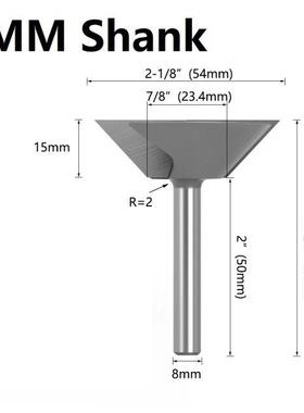 8mm Shank Dovetal Router Bt Woodworkng Cleanng Mllng C