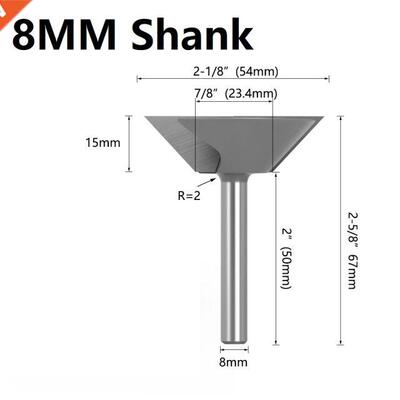8mm Shank Dovetal Router Bt Woodworkng Cleanng Mllng C