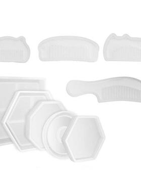 9 Pcs Silicone Mold Hand Craft Epoxy Resin Mold, 5 Pcs Coast