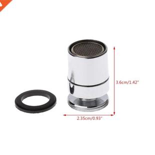 Adjustable Swivel Water Chromed Tap Brass Saving Nozzle 24mm