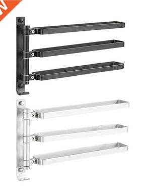 F1CD Multi layer Towel Bar Bathroom Foldable Towel Rack Wate