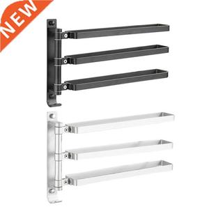 Towel Bar Bathroom F1CD Rack layer Foldable Wate Multi