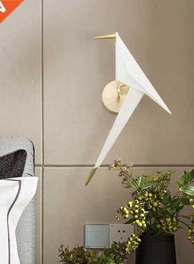 ABAY LED Bird Design Wall Lamp Bedside Lamp Creative Origami