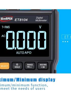 WinAPEX ET8104 Professional Portable Digital Multimeter 9999