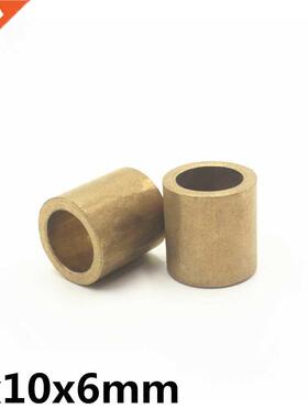 10pcs 6x10x6 mm FU-1 Powder Metallurgy oil bushing porous be