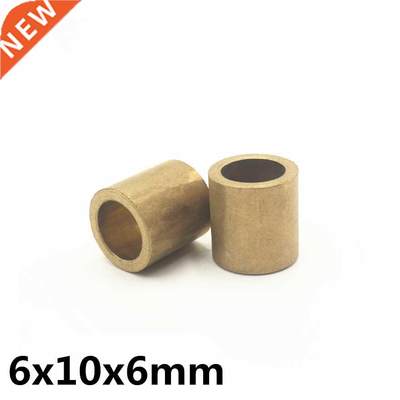 10pcs 6x10x6 mm FU-1 Powder Metallurgy oil bushing porous be