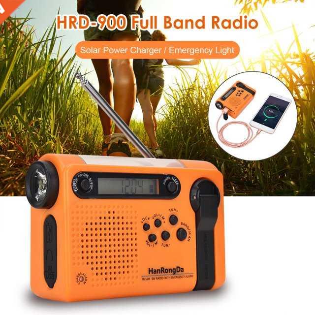Multifunctional Solar Powered Radio AM FM SW Pocket Radio Su