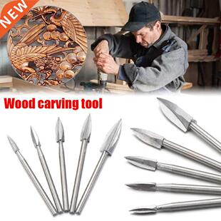 Steel Wood Bit Set Drill Stainless Engraving 5PCS Carving