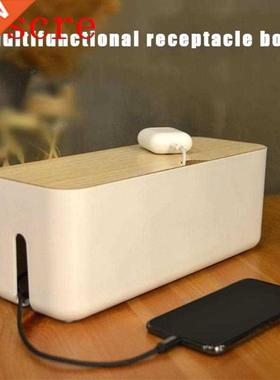 Cable Storage Box Power Strip Wire Case Anti Dust Charger So