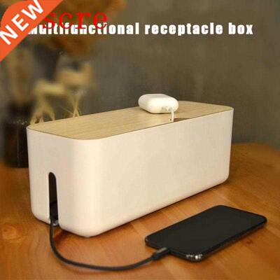 Cable Storage Box Power Strip Wire Case Anti Dust Charger So