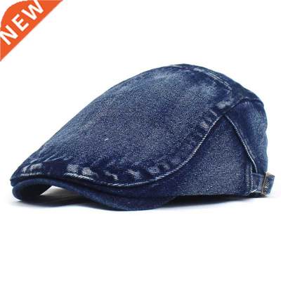 LDSLYJR Newsboy Caps Cotton Flat Peaked Cap Men and Women P