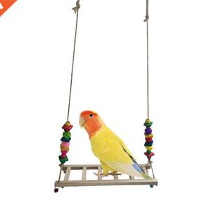 Perch Play Ladder Chicken Large Hanging Swing Cage Wood Toy
