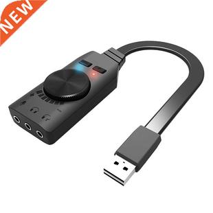 Sound Card USB Headset External Microphone 7.1CH 3.5mm