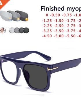 Tom T Frame Oversized Glasses Men Luxury Steampunk Big Myopi