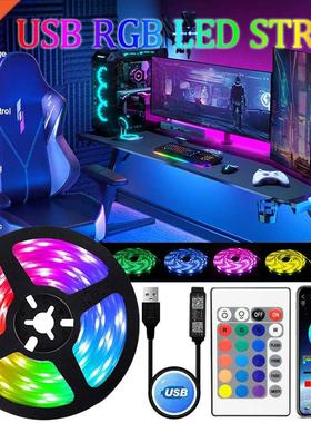 USB LED Strip Light Bluetooth RGB 5050 5V LED Lights Flexibl