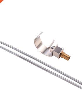 Curve Style Basin Faucet Tap Chrome Finish Single Handle Hol