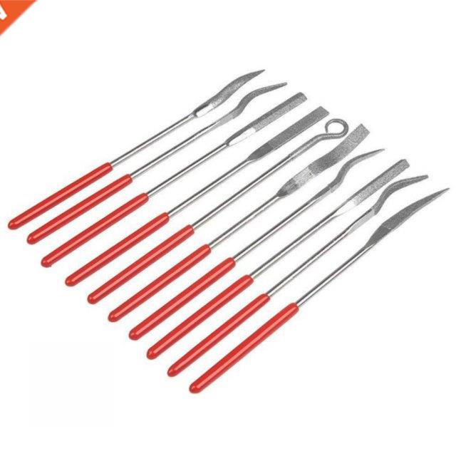 10pcs Diamond Files Set 3x140mm Special Shaped Grinding File