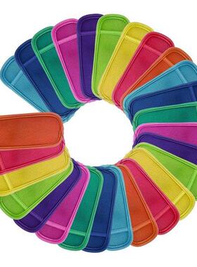 27 Pack in Ice Sleeves Reusable Popsicle Holders Popsicle Ba