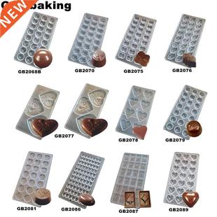 Heart Polycarbonate Chocolate Mold PC Coin Chocolate Mould D