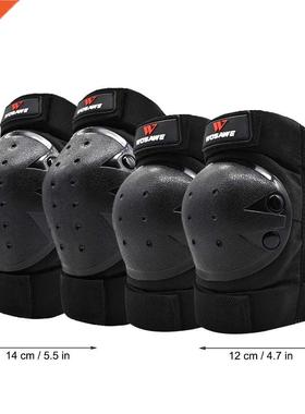 EVA Sports Elbow Knee Shin Armor Geer Guard Pads Protector f