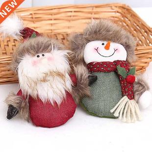 Decoration Plush Santa 1PC Snowman Christmas Claus Dee Merry