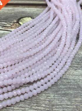 1 strand 3x4mm Crystal Rondelle Beads Faceted Glass Beads fo