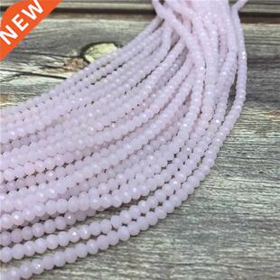 1 strand 3x4mm Crystal Rondelle Beads Faceted Glass Beads fo