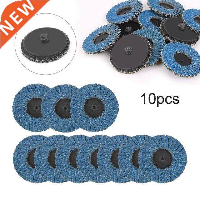 10Pcs 50mm Flap Discs 2 Inch Sanding Discs 60 Grit Sanding G