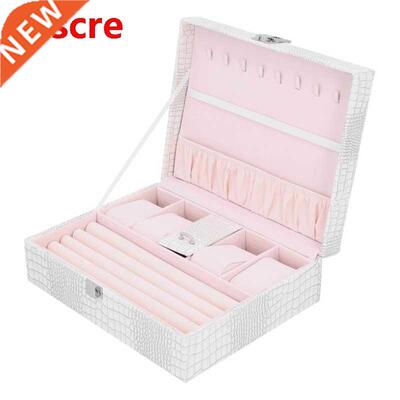 Artificial Leather Multilayer Jewelry Box Portable Packaging