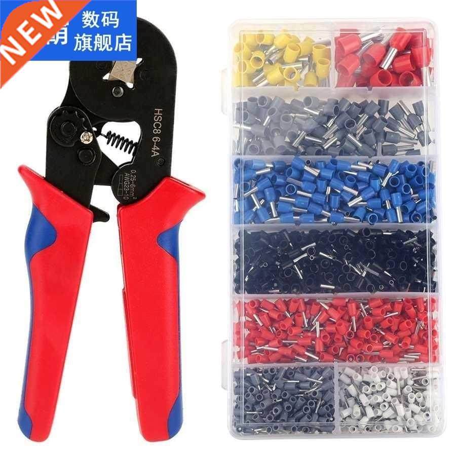 1Pcs Wire Crimping Pliers Tool Ferrule Crimper 0.25-10mm2 Ca