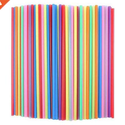 1000Pcs 10.3 Inch Disposable Drinking Straws Plastic Straws