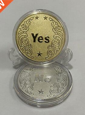 2021 New 1PC Creative Alloy Coin Collectible Great Gift Yes