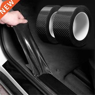 3/5m Rolls Carbon Fiber Car Sticker Anto Door Trunk Protecti