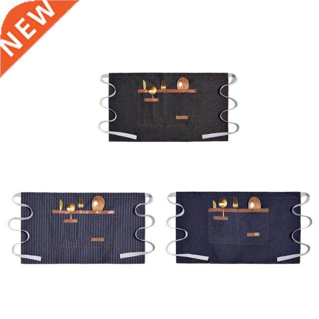 Waitress Aprons Half Jeans Apron Chef Cooking Pocket Dirtpro