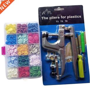 150Pcs Snp Buttons with Pliers Set T5 Resin Snps Round But