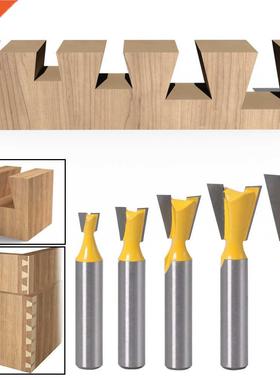 1pcs 8mm Shank Dovetail Joint Router Bits Set 14 Degree Wood