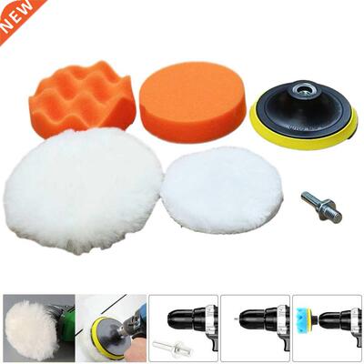 5Pcs/set Car Polishing Waxing Sponge Wheel Polishing Disc Se