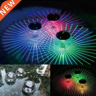 Underwater Ball Lamp New Powered Floating Solar Colo Outdoor