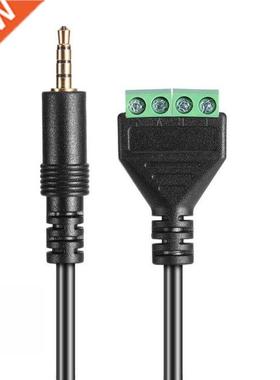 3.5mm TRRS Stereo 4 Pole Gold Plated Male Plug to 4Pin AV Sc