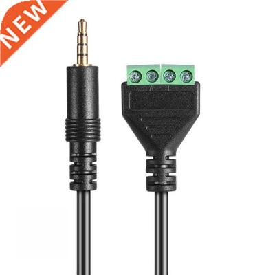 3.5mm TRRS Stereo 4 Pole Gold Plated Male Plug to 4Pin AV Sc