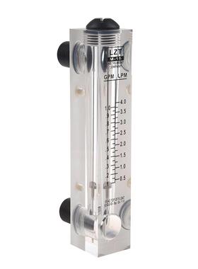 Zwarte Knop 0.1-1 GPM Panel Type Water Flow Meter LZM-15
